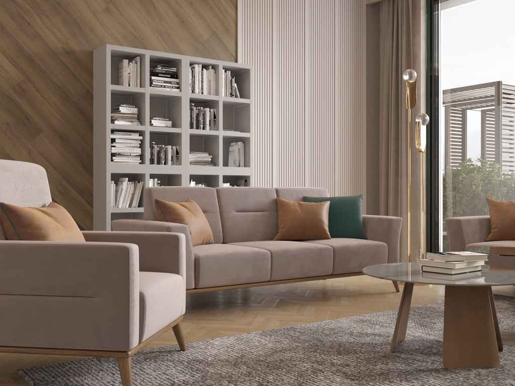 Sofa-Set Gold
