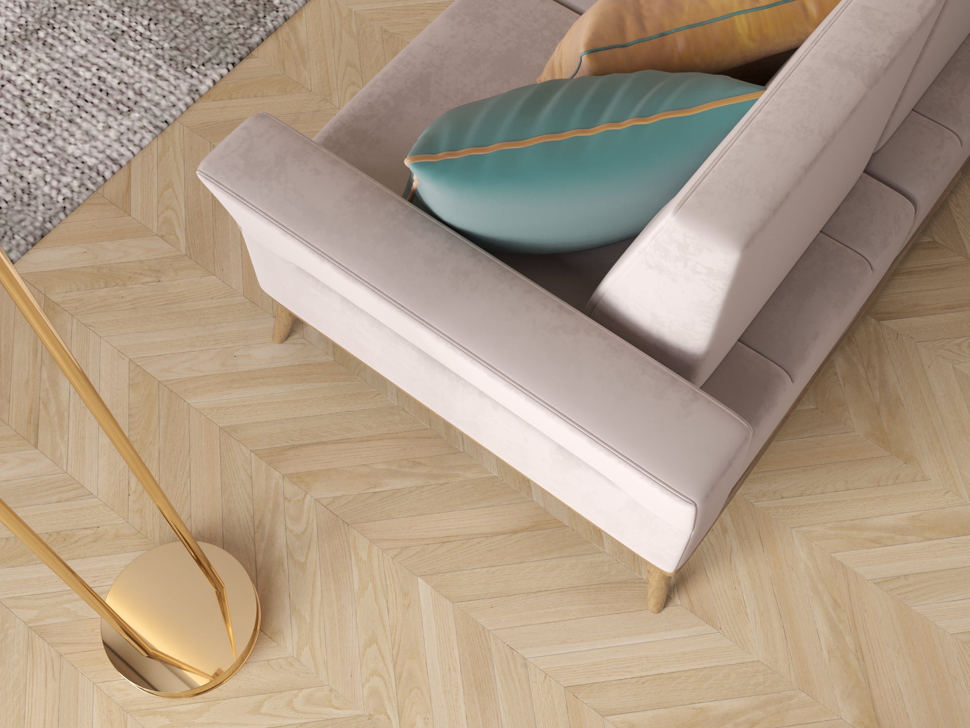 Sofa-Set Gold